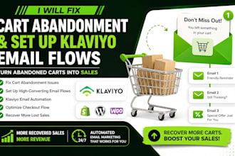 create email automation and recover abandoned carts