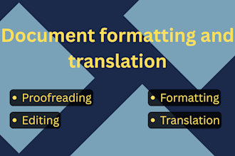 proofread and edit your document