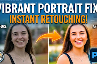 do a quick professional photoshop fix