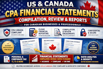 prepare CPA canada compilation, review, and financial statements