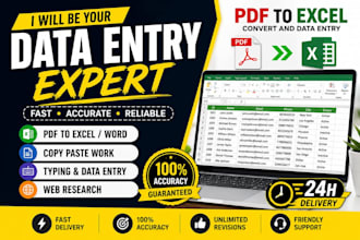 be your data entry expert