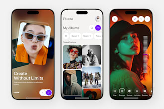 create ai video generator app, ai video editing app like inshot, photo editor