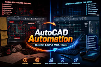 automate your autocad tasks with custom lisp and vba tools