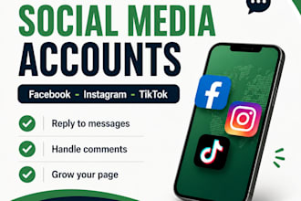 provide arabic customer support and social media management