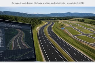 do expert road design, highway grading, and subdivision layouts in civil 3d