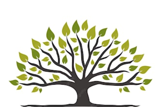 design related tree logo
