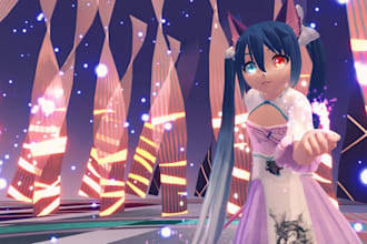 create or fix vrchat avatar, furry avatar, vtuber, vrm, mmd, vroid model