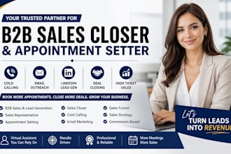 be b2b sales closer appointment setter to close high deal