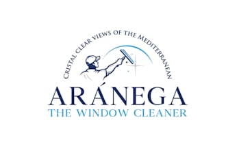 design creative fresh window cleaning logo