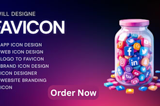 design a professional favicon for your brand