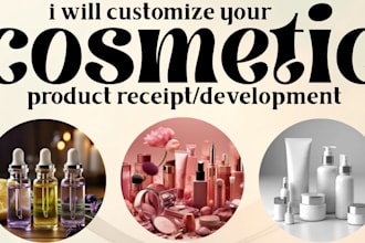 develop and deliver your cosmetic and skincare formulas end to end