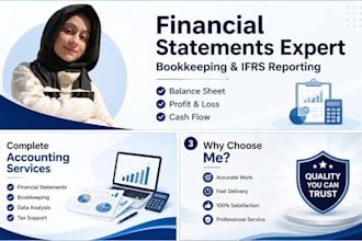 prepare ifrs compliant financial statements and bookkeeping