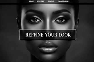 design a stunning makeup and cosmetic website for your brand