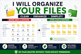 declutter and organize your digital files and folders