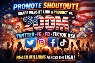 shoutout,promote youtube video, tiktok growth, grow views, facebook follower