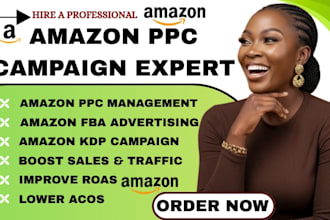 setup your amazon ads, amazon ppc campaigns and  optimize amazon sponsored ads