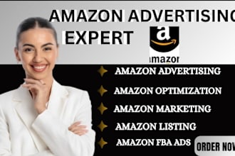 setup your amazon ads, amazon ppc campaigns and  optimize amazon sponsored ads