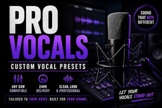create a custom vocal preset for your voice in any daw