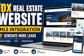 build idx real estate website, mls idx website design, idx integration