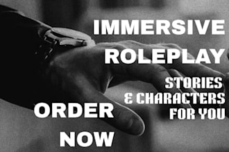write immersive fantasy roleplay with you