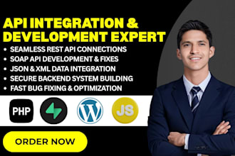 fix develop rest API json XML soap API for apps websites systems