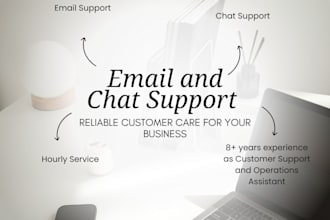 handle customer email and chat support with empathy and accuracy