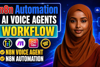 n8n workflow, ai integration, ai agent n8n voice agent expert