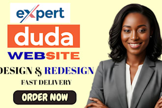 design and develop a modern, responsive website duda