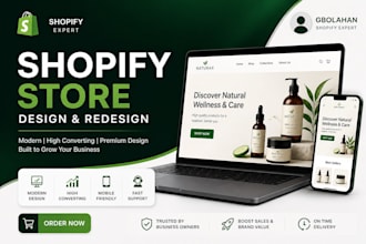 design a shopify dropshipping store that converts