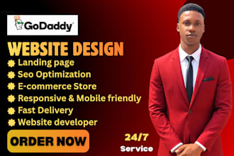 design godaddy website redesign godaddy website design develop godaddy