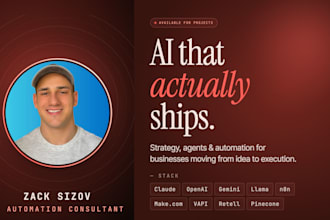 provide ai strategy and consulting
