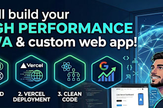 develop high performance pwas and vercel web deployments