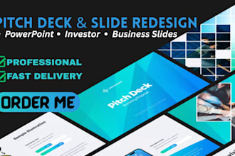 design investor pitch deck powerpoint redesign powerpoint slides