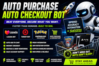 do auto purchase bot lazada bot auto checkout bot singapore bot