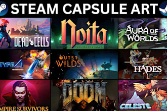 do steam capsule steam capsule cover art banner steam game art 2d game