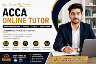 teach acca exams, accounting and finance