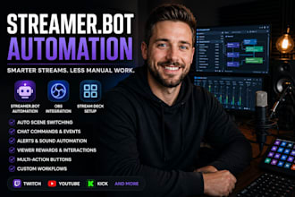 automate your livestream with streamer bot obs and stream deck