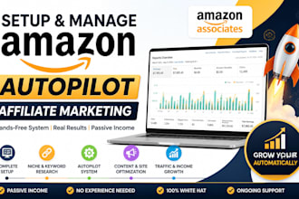setup and manage amazon autopilot affiliate marketing, amazon product listing