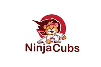 design animals logo for a toddlers martial arts programme