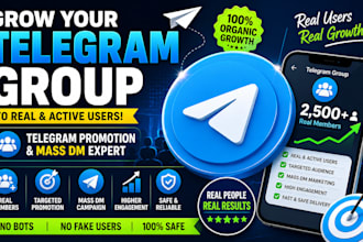 grow telegram group to real telegram users, telegram promotion telegram mass dm
