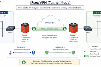 configure you fortigate ipsec site to site VPN for secure enterprise network