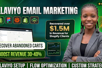 setup klaviyo email flows recover abandoned cart boost shopify revenue autopilot