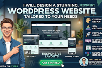 design wordpress website with seo