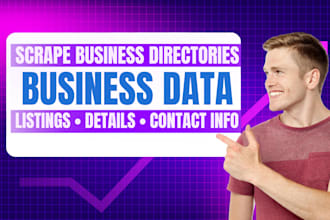 scrape and convert business directories into structured data