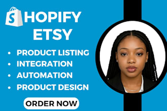 design professional shopify website, etsy store design