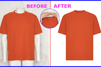 create symmetrical ghost mannequin and neck joint