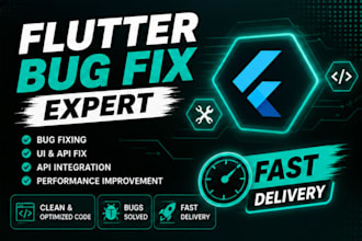 fix flutter bugs, UI issues, and API integration fast