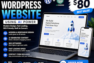build a modern wordpress website