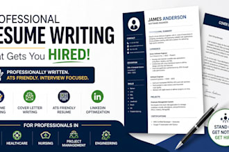 write resume for IT healthcare nursing project management engineering