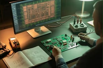 pcb design, schematic multilayer layout, power electronics, dcdc converters